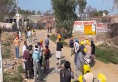 किसानों ने किया हाइवेजाम ,पंजाब पुलिस ने किसानों पर छोड़े आंसू गैस के गोले