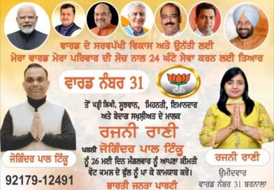 ਸ਼ਹਿਰ ਵਿੱਚ ਕੂੜੇ ਦੇ ਢੇਰਾਂ ਨੂੰ ਲੈ ਕੇ ਭਾਰਤੀ ਜਨਤਾ ਪਾਰਟੀ ਦਾ ਆਮ ਆਦਮੀ ਪਾਰਟੀ ਸਰਕਾਰ ’ਤੇ ਨਿਸ਼ਾਨਾ