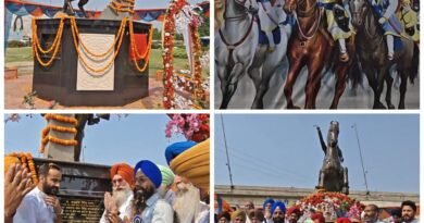 ਬਰਨਾਲਾ ਵਿੱਚ ਮਹਾਨ ਜਰਨੈਲ ਮਹਾਰਾਜਾ ਜੱਸਾ ਸਿੰਘ ਰਾਮਗੜ੍ਹੀਆ ਦੀ ਪ੍ਰਤਿਮਾ ਸਥਾਪਿਤ ਸਪੀਕਰ ਕੁਲਤਾਰ ਸਿੰਘ ਸੰਧਵਾਂ ਅਤੇ ਸੰਸਦ ਮੈਂਬਰ ਗੁਰਮੀਤ ਸਿੰਘ ਮੀਤ ਹੇਅਰ ਵੱਲੋਂ ਉਦਘਾਟਨ